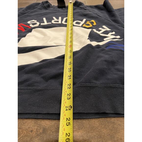 Nike Sportswear Crewneck Mens Navy French Terry Sweatshirt Size S AR1622-475 - Picture 10 of 10